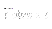 Logo von Gentner Photovoltaik, Solartechnik für Installateure, Planer und Architekten