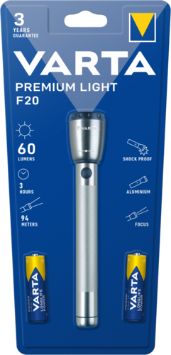 2x AA Batterien 17635 Varta Taschenlampe LED Premium Light F20 inkl 