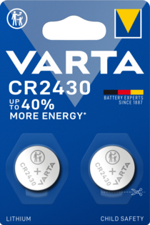 Pastylkowa bateria litowa CR2430 2 PK